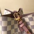 Louis Vuitton Damier Azur NéoNoé Bucket Bag Tote N40152 Eau de Rose Pink