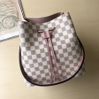 Louis Vuitton Damier Azur NéoNoé Bucket Bag Tote N40152 Eau de Rose Pink