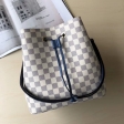 Louis Vuitton Damier Azur NéoNoé Bucket Bag Tote N40153 Bleuet Blue