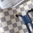 Louis Vuitton Damier Azur NéoNoé Bucket Bag Tote N40153 Bleuet Blue