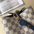 Louis Vuitton Damier Azur NéoNoé Bucket Bag Tote N40153 Bleuet Blue