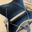 Louis Vuitton Damier Azur NéoNoé Bucket Bag Tote N40153 Bleuet Blue