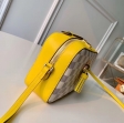 Louis Vuitton Damier Azur Canvas Saintonge Handbag N40154 Pineapple Yellow