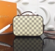 Louis Vuitton Damier Azur Canvas Saintonge Handbag N40155 Eau de Rose Pink