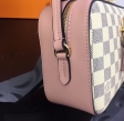 Louis Vuitton Damier Azur Canvas Saintonge Handbag N40155 Eau de Rose Pink