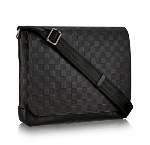 Louis Vuitton Damier Infini Leather District MM N41284 Onyx Louis Vuitton Damier Infini Leather District MM N41284 Onyx