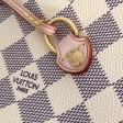 Louis Vuitton Damier Azur Canvas Neverfull MM Tote N41361 N51107 Beige