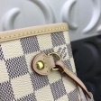 Louis Vuitton Damier Azur Canvas Neverfull PM tote N41362 Beige N51110