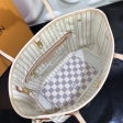 Louis Vuitton Damier Azur Canvas Neverfull PM tote N41362 Beige N51110