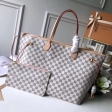Louis Vuitton Damier Azur Canvas Neverfull GM tote N41604 Rose Ballerine Pink