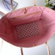 Louis Vuitton Damier Azur Canvas Neverfull GM tote N41604 Rose Ballerine Pink