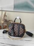 Louis Vuitton Valisette Souple BB Damier Ebene in Black - Women - Handbags N50063