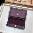 Louis Vuitton Damier Ebene Canvas Vavin Chain Wallet N60222 Ebène