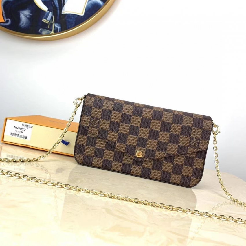 Louis Vuitton Félicie Pochette Damier Ebene - Women - Small Leather Goods N63032