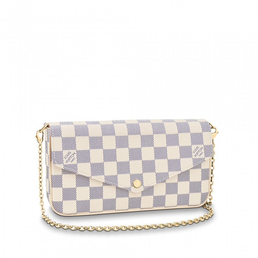 Louis Vuitton Félicie Pochette Damier Azur - Women - Small Leather Goods N63106