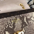 Louis Vuitton Monogram Python leather Victoire Chain Bag N92961