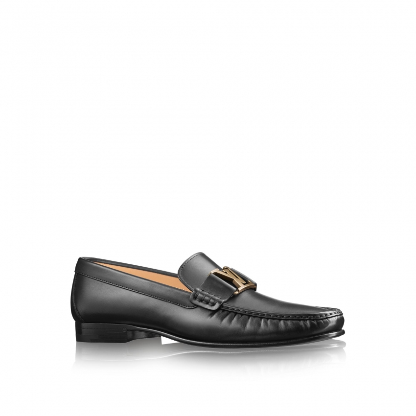 Louis Vuitton MONTAIGNE LOAFER Men in Black - Shoes 1A2G5B