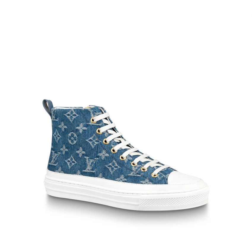 Louis Vuitton Stellar Sneaker Boot in Blue - Shoes 1A4VTE