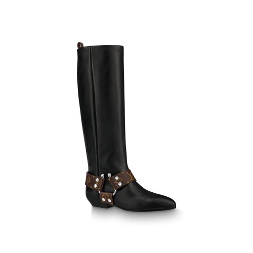 Louis Vuitton Rhapsody High Boot in Black - Shoes 1A5STH