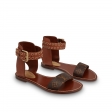 Louis Vuitton Wide Strap Gladiator - Passenger Flat Sandal, Brown 1A63ZZ Cognac