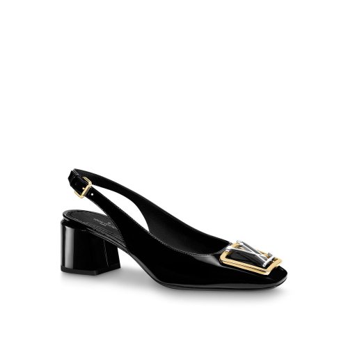 Louis Vuitton Madeleine Slingback Pump in Black - Shoes 1A646Z