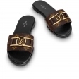 Louis Vuitton Lock it Flat Mule in Brown - Shoes 1A64MN