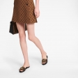 Louis Vuitton Lock it Flat Mule in Brown - Shoes 1A64MN
