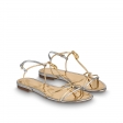 Louis Vuitton Sunseeker Flat Sandal in Gold - Shoes 1A661S