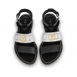 Louis Vuitton Academy Flat Sandal in Black - Shoes 1A66E3