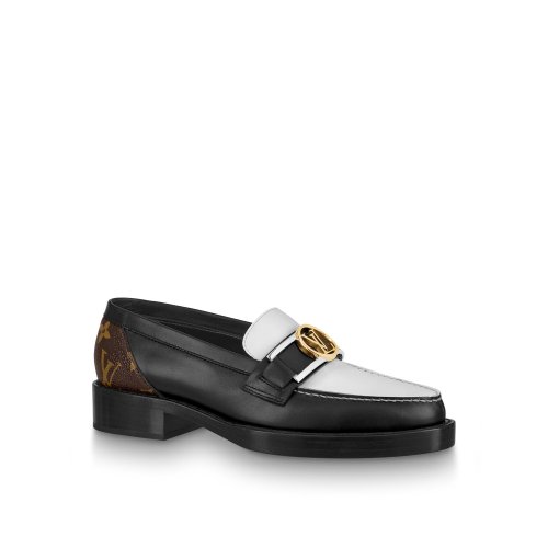 Louis Vuitton Academy Flat Loafer in Black - Shoes 1A66QP Louis Vuitton Academy Flat Loafer in Black - Shoes 1A66QP