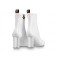 Louis Vuitton Silhouette Ankle Boot in White - Shoes 1A66WC