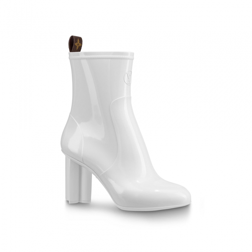 Louis Vuitton Silhouette Ankle Boot in White - Shoes 1A66WC
