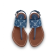 Louis Vuitton Starboard Flat Thong Sandal in Blue - Shoes 1A7RDP