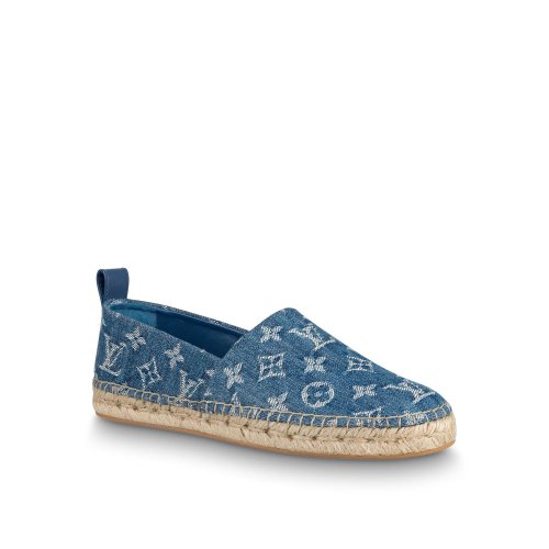 Louis Vuitton Starboard Flat Espadrille in Blue - Shoes 1A7RIJ