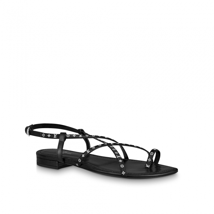 Louis Vuitton Citizen Flat Sandal in Black - Shoes 1A7RZ4