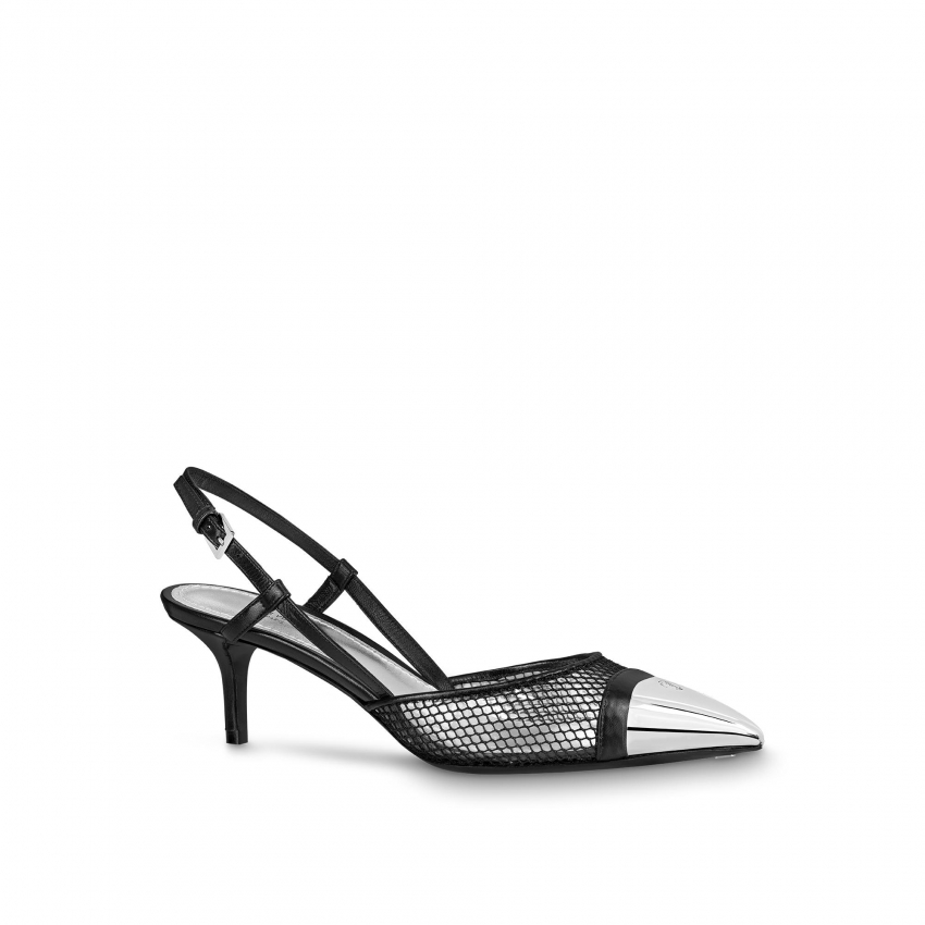 Louis Vuitton Urban Twist Slingback Pump in Black - Shoes 1A7S21