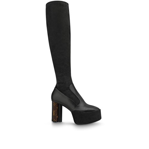 Louis Vuitton Podium Platform High Boot in Black - Shoes 1A7U77