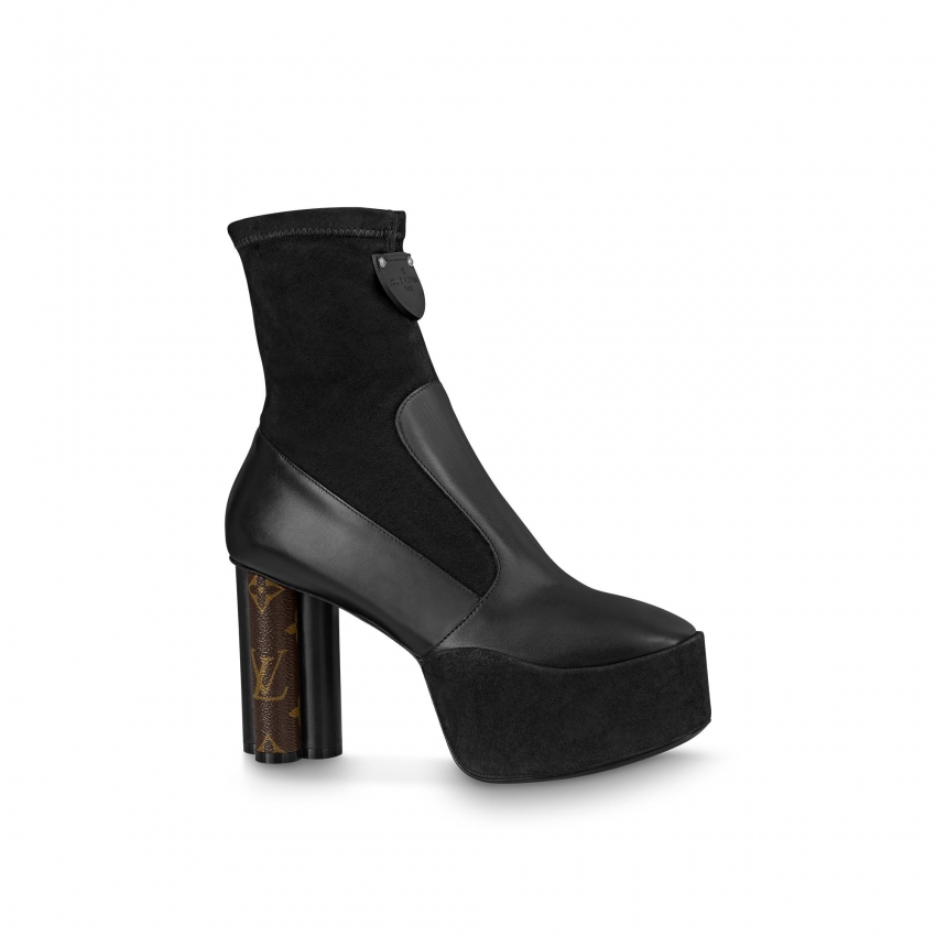 Louis Vuitton Podium Ankle Boot in Black - Shoes 1A7U7M