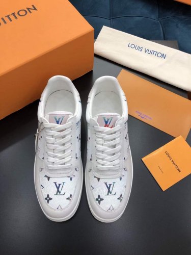 Louis Vuitton Rivoli Sneaker Men 1A7W9G White Louis Vuitton Rivoli Sneaker Men 1A7W9G White