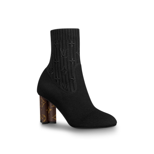 Louis Vuitton Silhouette Ankle Boot in Black - Shoes 1A855A