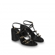 Louis Vuitton Roma Sandal in Black - Shoes 1A869F