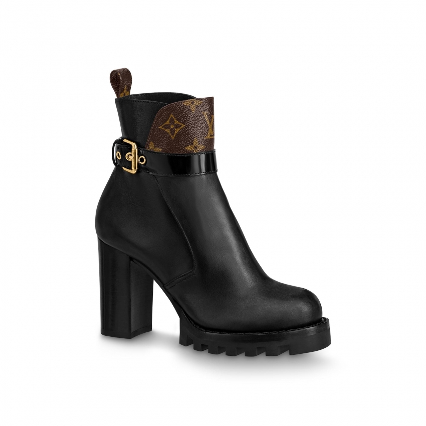 Louis Vuitton Star Trail Ankle Boot in Black - Shoes 1A86M9