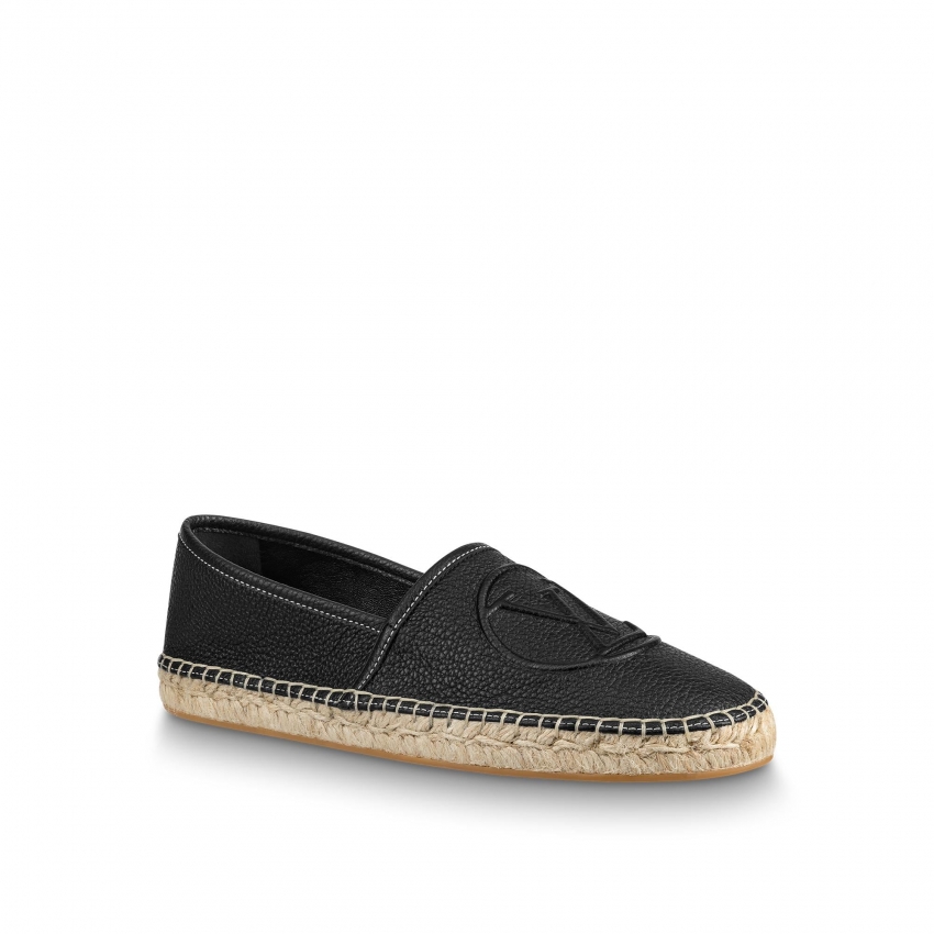 Louis Vuitton Starboard Flat Espadrille in Black - Shoes 1A86QR