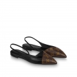 Louis Vuitton Cherie Flat Slingback Ballerina in Black - Shoes 1A87GR