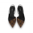 Louis Vuitton Cherie Flat Slingback Ballerina in Black - Shoes 1A87GR