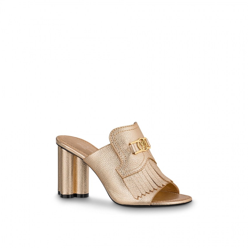Louis Vuitton Indiana Mule in Gold - Shoes 1A87SC