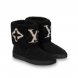 Louis Vuitton Snowdrop Flat Ankle Boot in Black - Shoes 1A8D0U