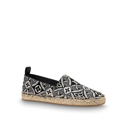Louis Vuitton Since 1854 Starboard Flat Espadrille in Grey - Shoes 1A8D4N