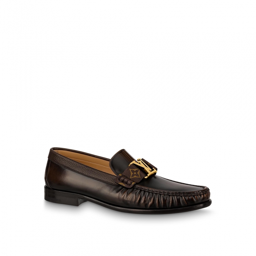 Louis Vuitton Montaigne Loafer Men in Brown - Shoes 1A8ESQ
