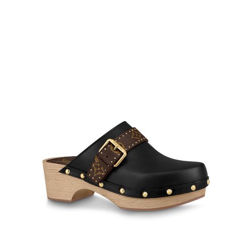 Louis Vuitton Cottage Clog Mule in Black - Shoes 1A8FZB
